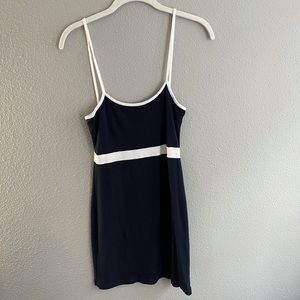 Brandy Melville blue and white dress